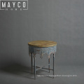 Mayco Factory Design New Modern Wrought Iron Abstract Metal Side Table